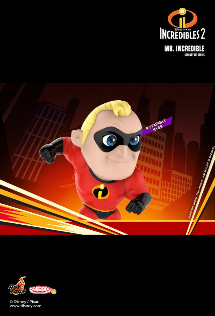 Hot Toys Cosbaby Incredibles2 Mr Incredible Collectible Set Disney Pixar