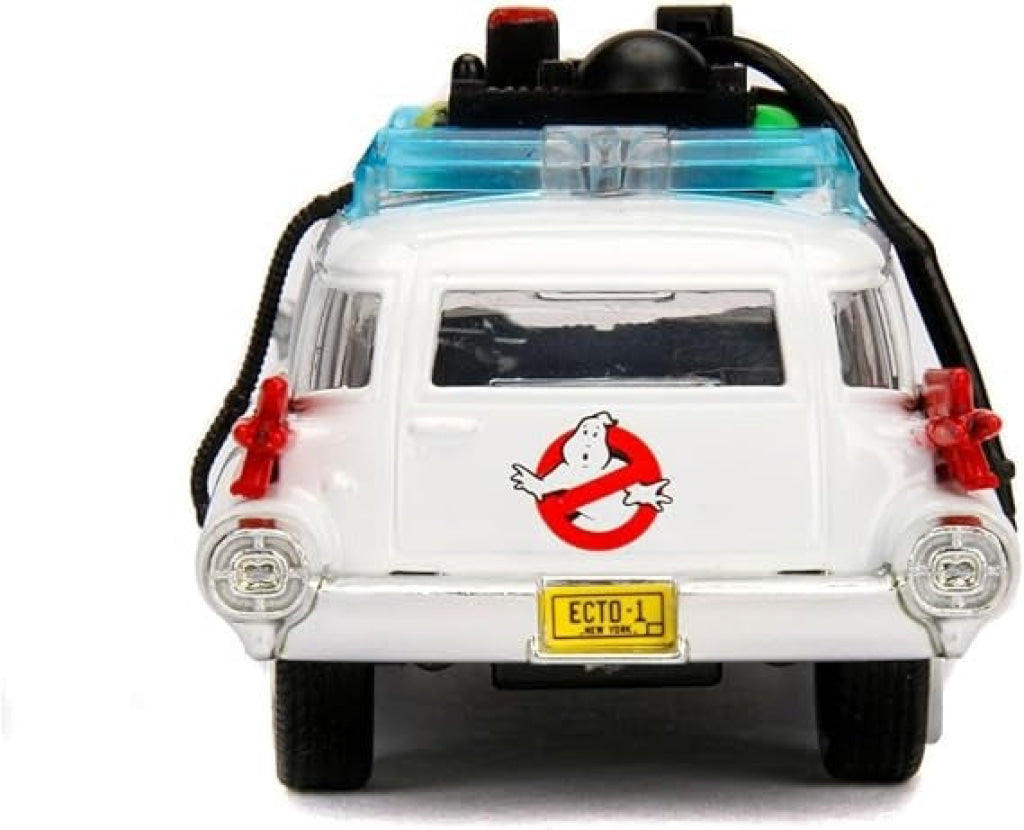Jada Hollywood Rides Ghostbusters Ecto-1 1:32 Die-Cast Vehicle Back To The Future