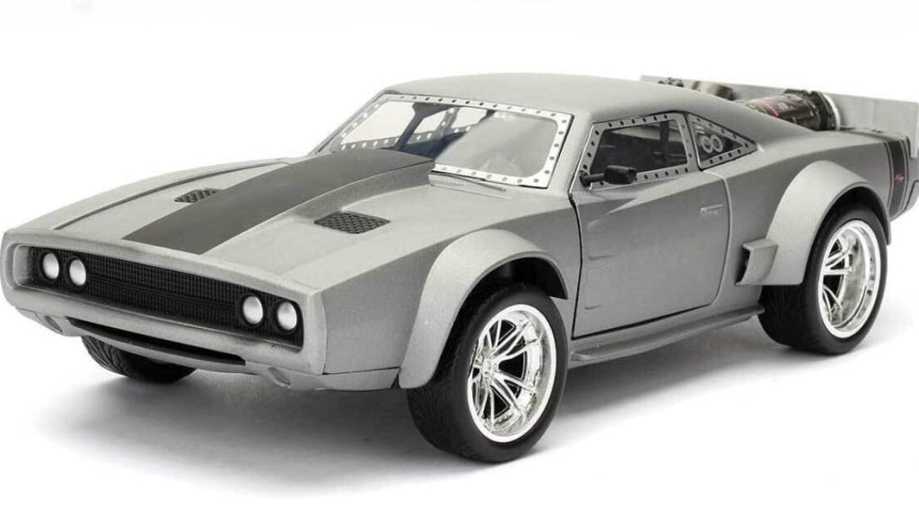 Jada Toys Fast & Furious 1:24 Dom’s Ice Charger Die-Cast Car And