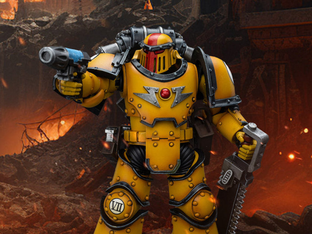 Joytoy Imperial Fists Legion Mkiii Despoiler Squad Sergeant With Plasma Pistol Jt9084 Warhammer 40K