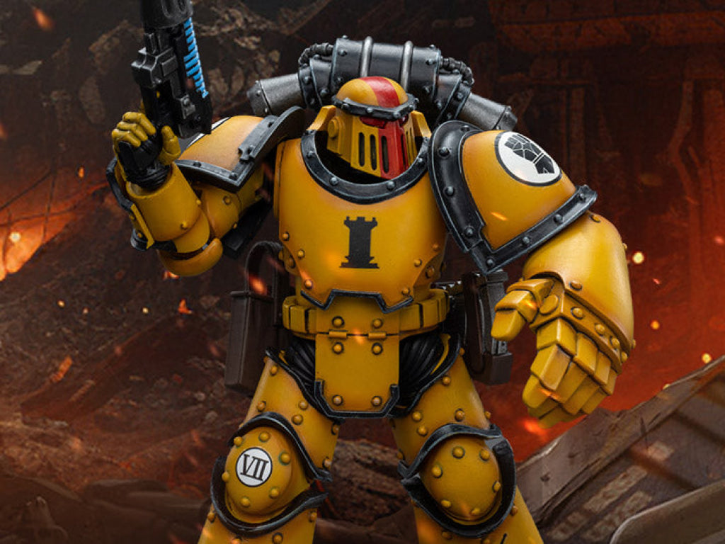Joytoy Imperial Fists Legion Mkiii Tactical Squad Sergeant With Power Fist Jt9060 Warhammer 40K