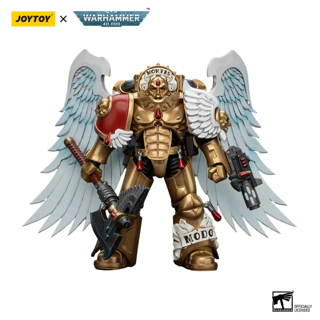 JOYTOY Warhammer 40k 1/18 Action Figures 12.2cm Blood Angels Sanguinary Guard - Inferno Pistol / 12.3cm