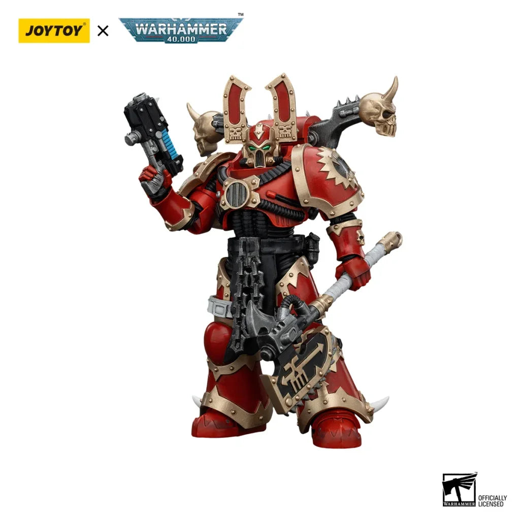 JOYTOY Warhammer 40k 1/18 Action Figures Anime 12.6cm World Eaters Khorne Berzerker - 3 / 12.6cm