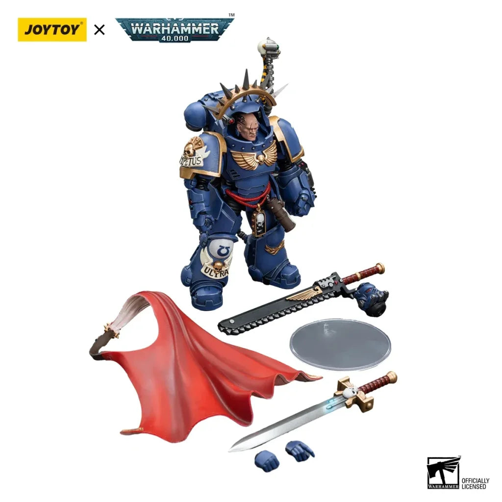 JOYTOY Warhammer 40k 1/18 Action Figures Anime Ultramarines Captain in Gravis Armour - Gravis Armour / 12cm