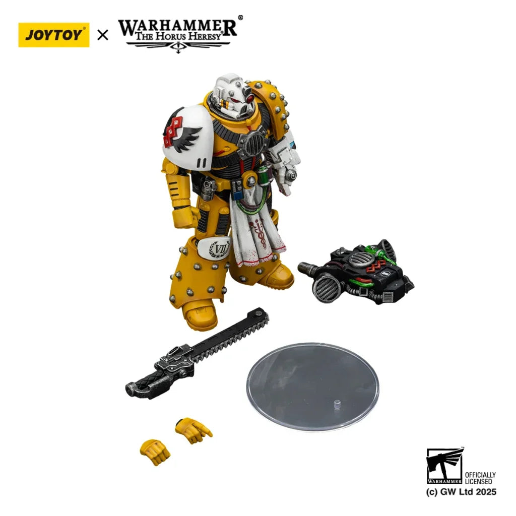 JOYTOY Warhammer 40k 1/18 Action Figures Imperial Fists Legion Apothecary - Legion Apothecary / 12cm