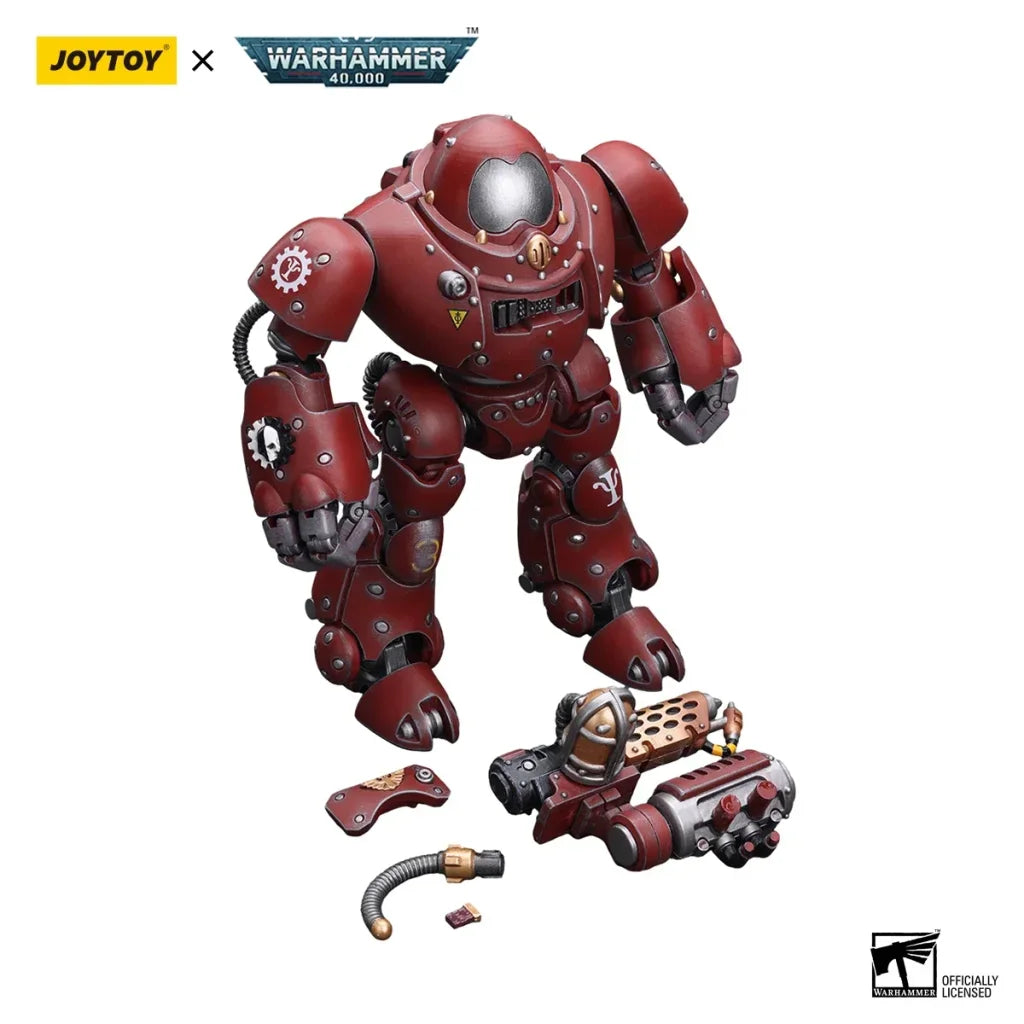 JOYTOY Warhammer 40k 1/18 Action Figures Mecha Anime Adeptus Mechanicus Kastelan Robot with Incendine Combustor Model