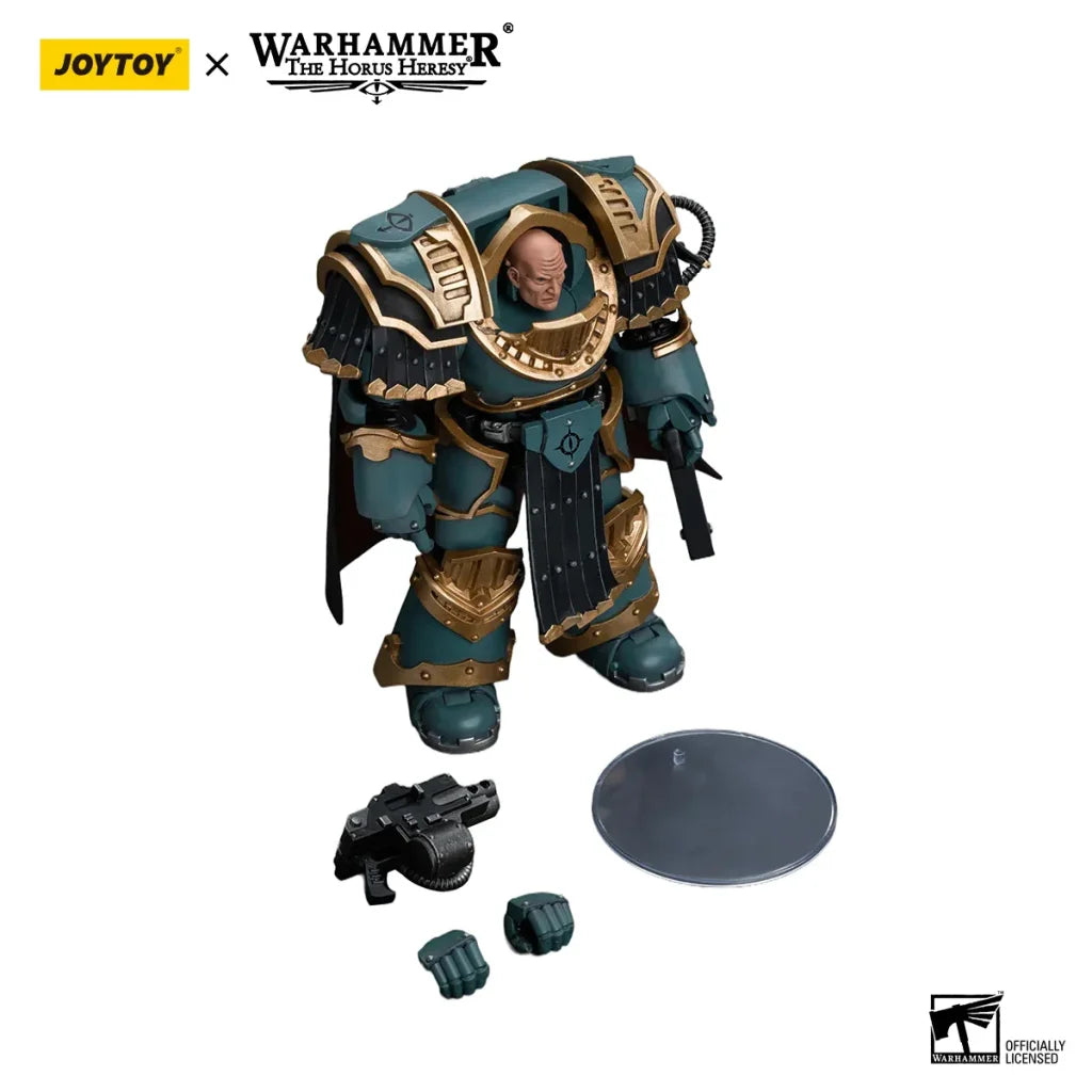 JOYTOY Warhammer 40k 1/18 Action Figures Sons of Horus Legion Praetor in Cataphractii Terminator Armour - Terminator