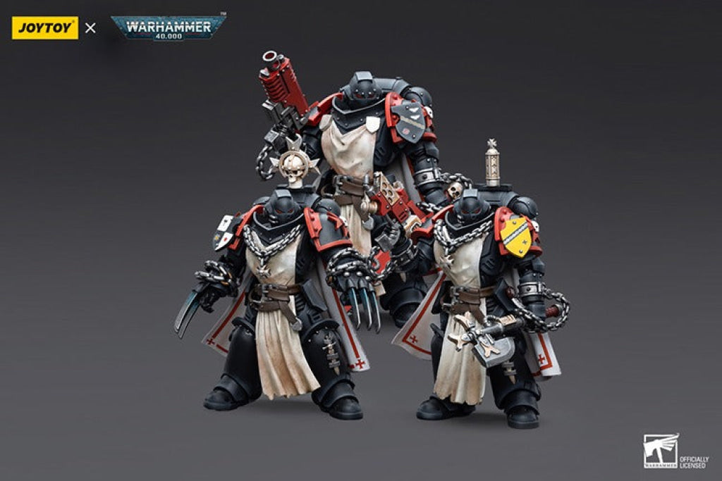 Joytoy Warhammer 40K Black Templars Primaris Sword Brethren Alberic Jt3822 Warhammer