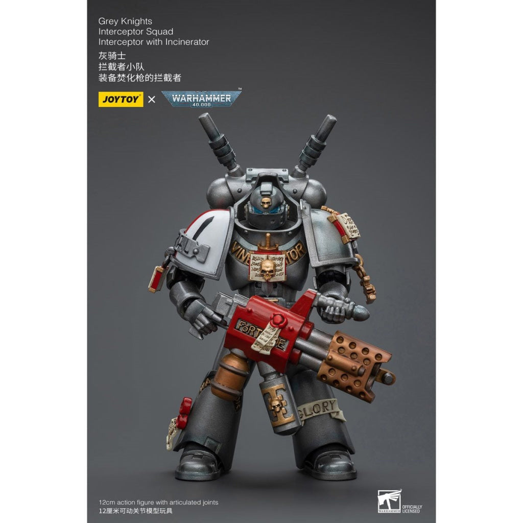 Joytoy Warhammer 40K Grey Knights Interceptor Squad With Incinerator Jt8971 Warhammer
