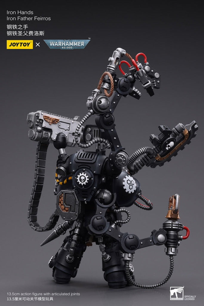 Joytoy Warhammer 40K Iron Hands Lron Father Feirros Warhammer