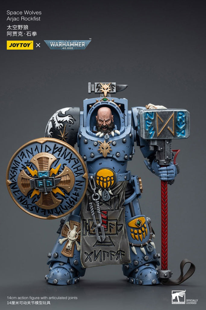 Joytoy Warhammer 40K Space Wolves Arjac Rockfist Warhammer
