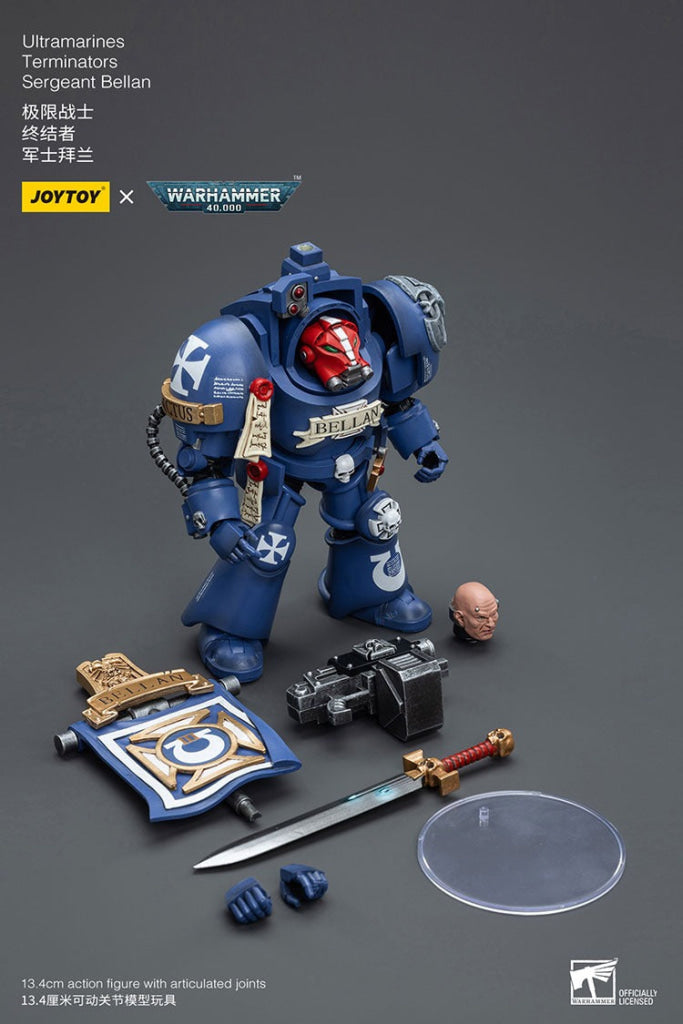 Joytoy Warhammer 40K Ultramarines Terminators Sergeant Bellan Jt6663 Warhammer