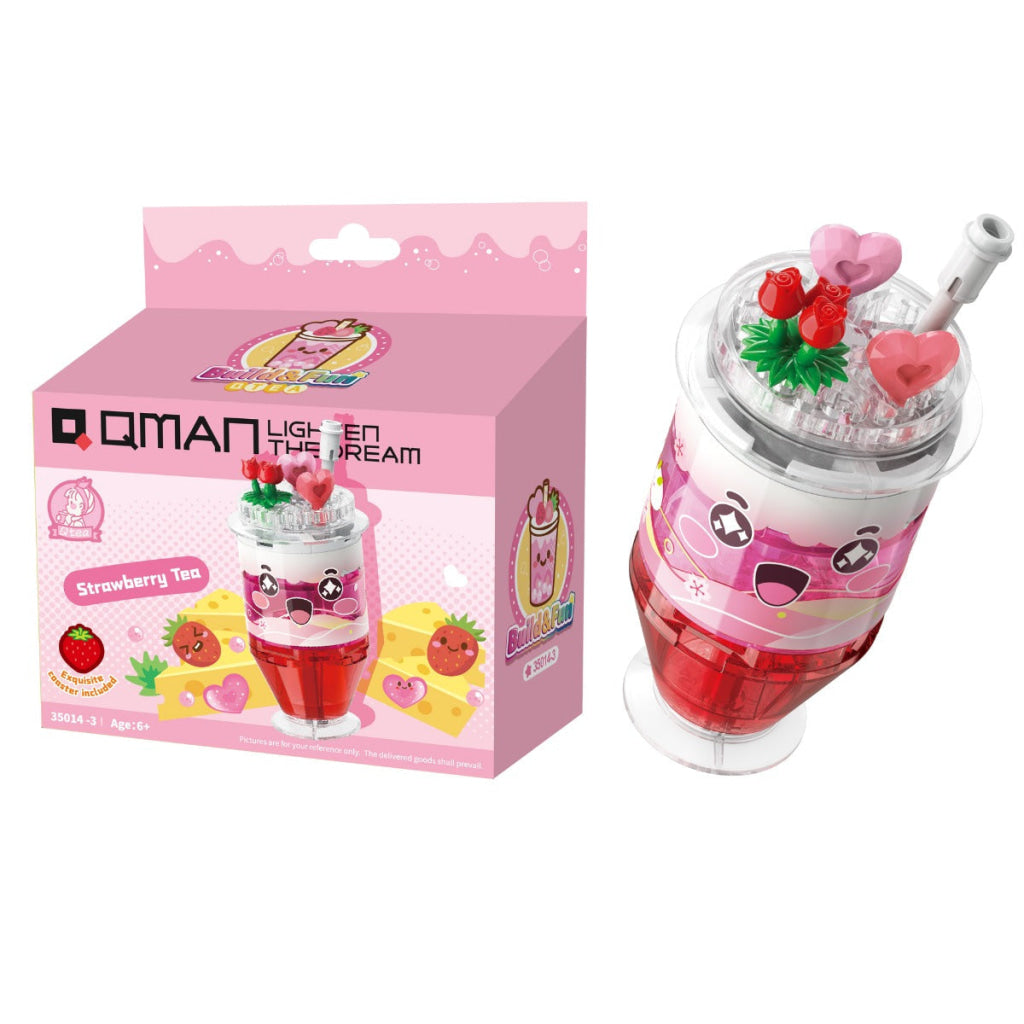 Keeppley Qman Lighten The Dream Strawberry Tea Build & Fun - Keeppley