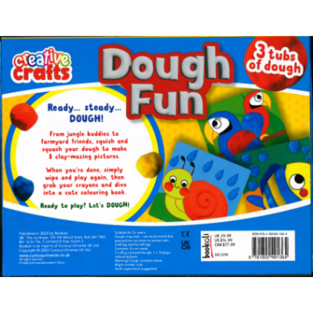 Kids Craft Kits: Dough Fun: Animals Bookoli