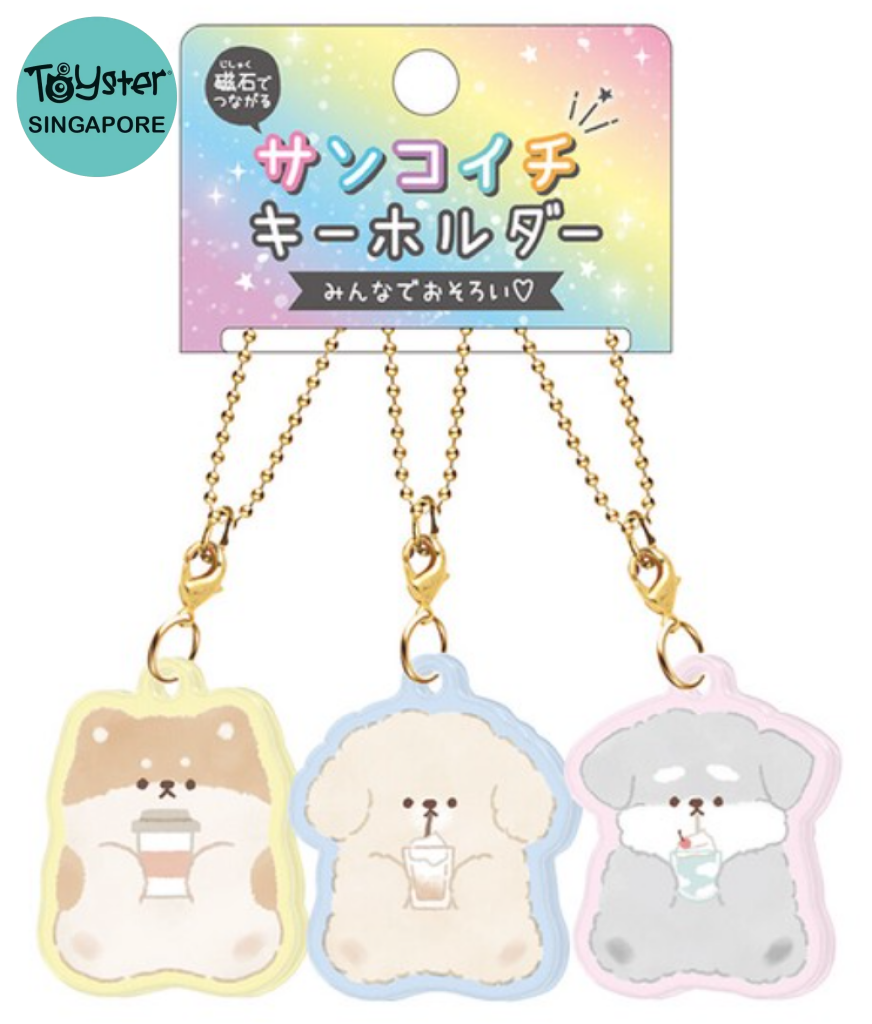 Matching Magnetic 3 In 1 Key Ring - Doggie Drink