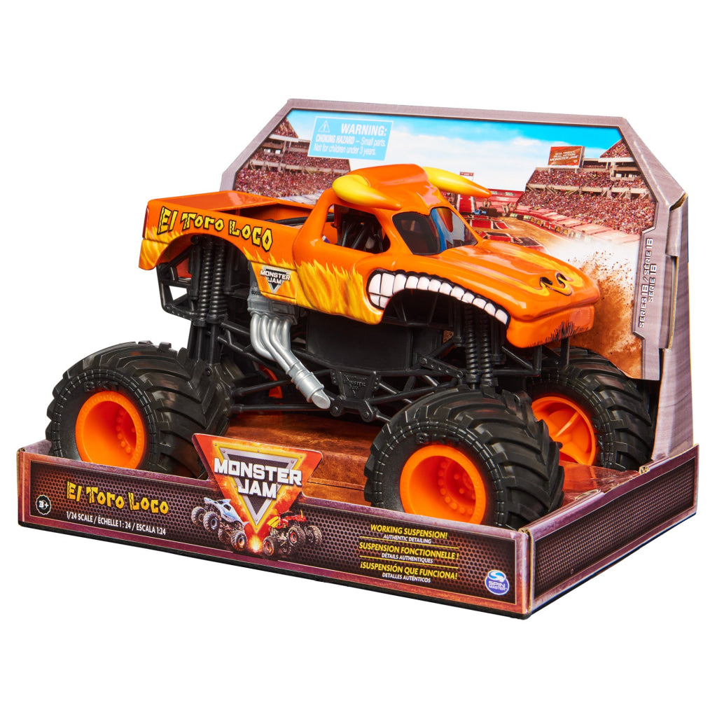 Monster Jam 1:24 Die-Cast Official El Toro Loco Truck
