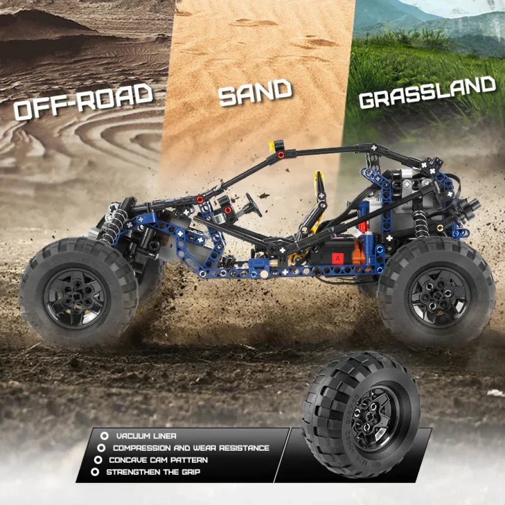 Mould King 18018 Climbing Car The Moc-3028 Lightning App Remote Control