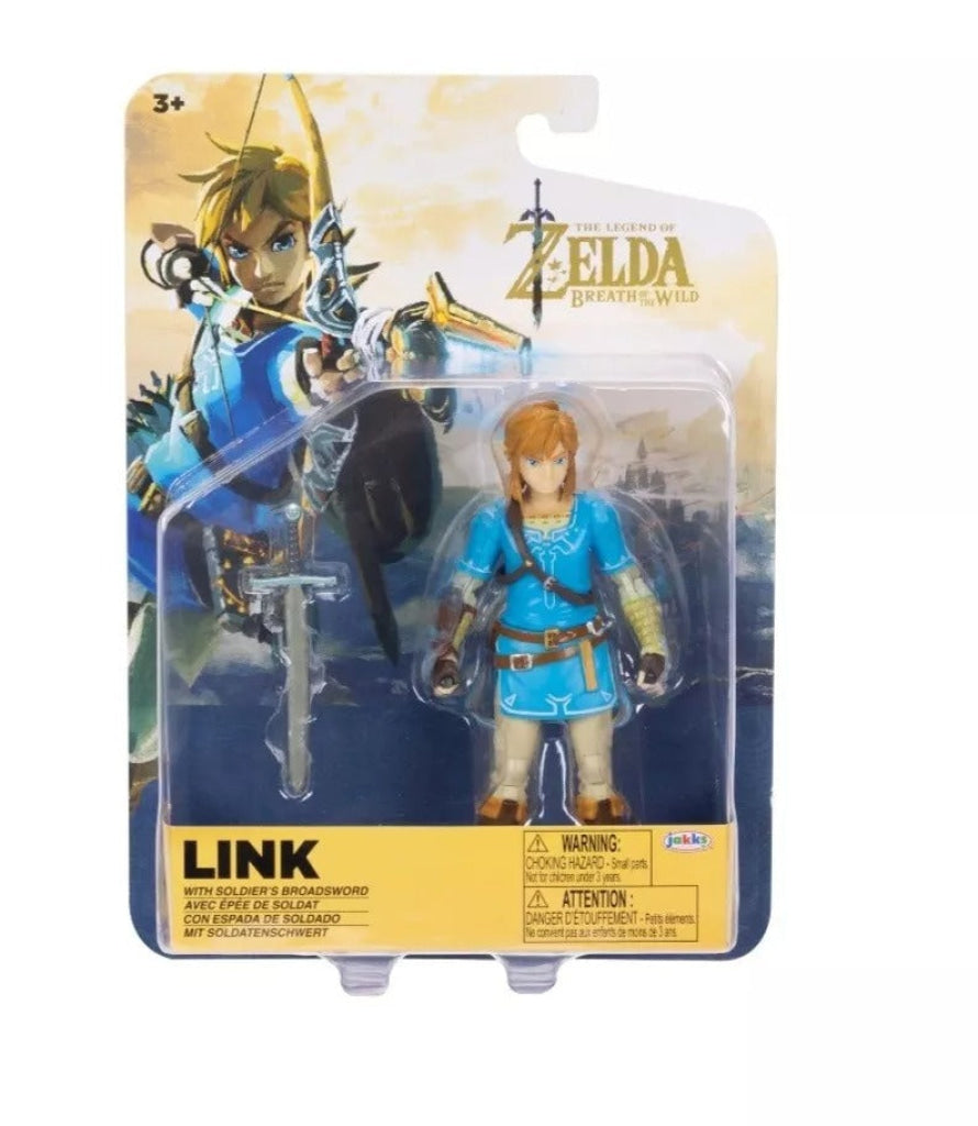 Nintendo 4’’ Figures - Zelda Link With Soldier’s Broad Sword Nintendo