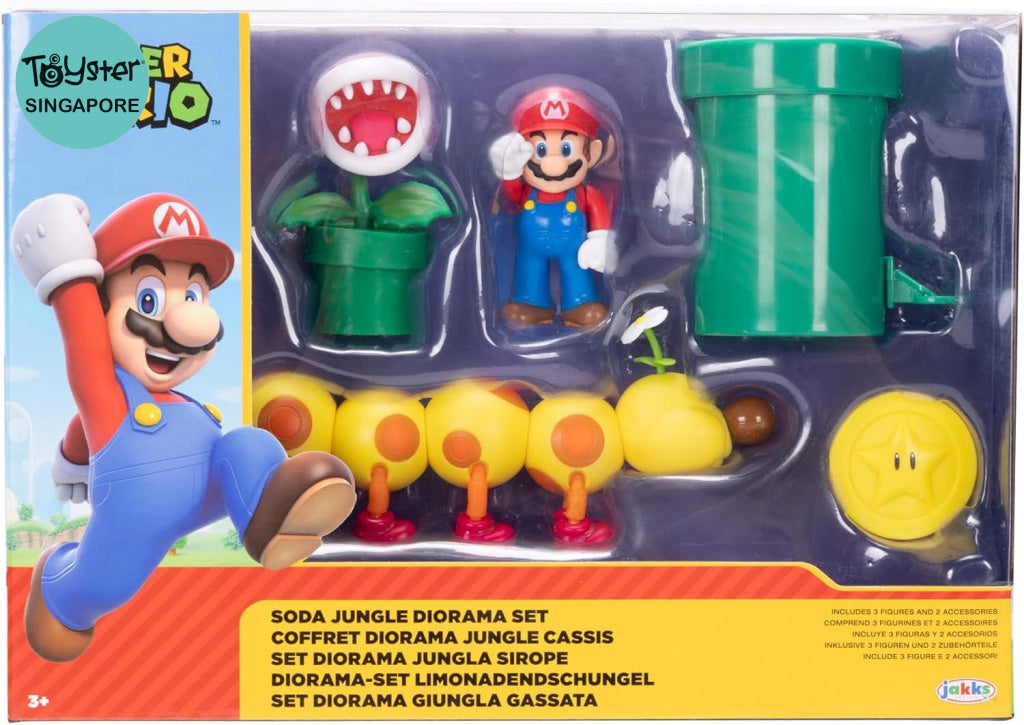 Nintendo Super Mario Soda Jungle Diorama Set TOYSTER SG