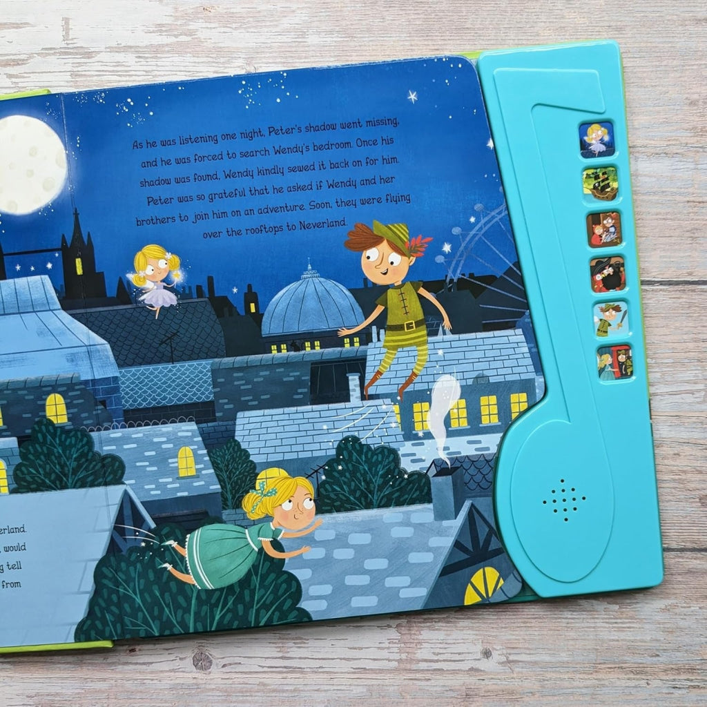 North Parade Jumbo 6 Button Sound Book - Peter Pan North Parade