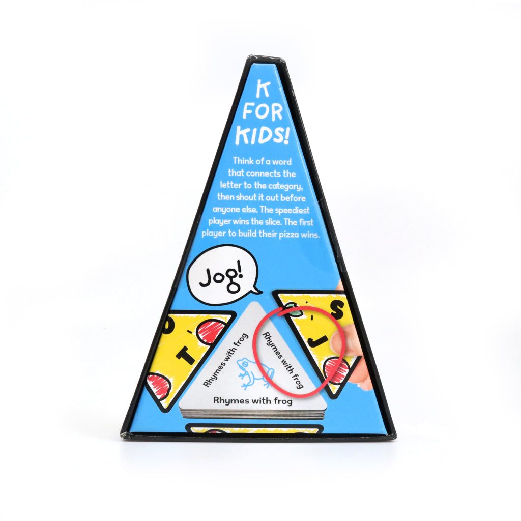 P for Pizza Kids Menu - Easy Cheesy Letter Game - Board Games