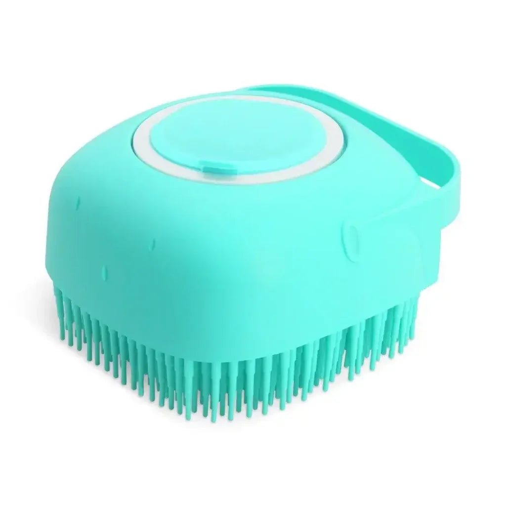 Pet Dog Shampoo Brush - blue