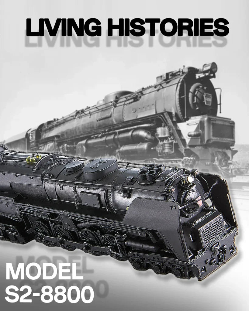 Piececool 3D Metal Puzzles Class S-2 Locomotive