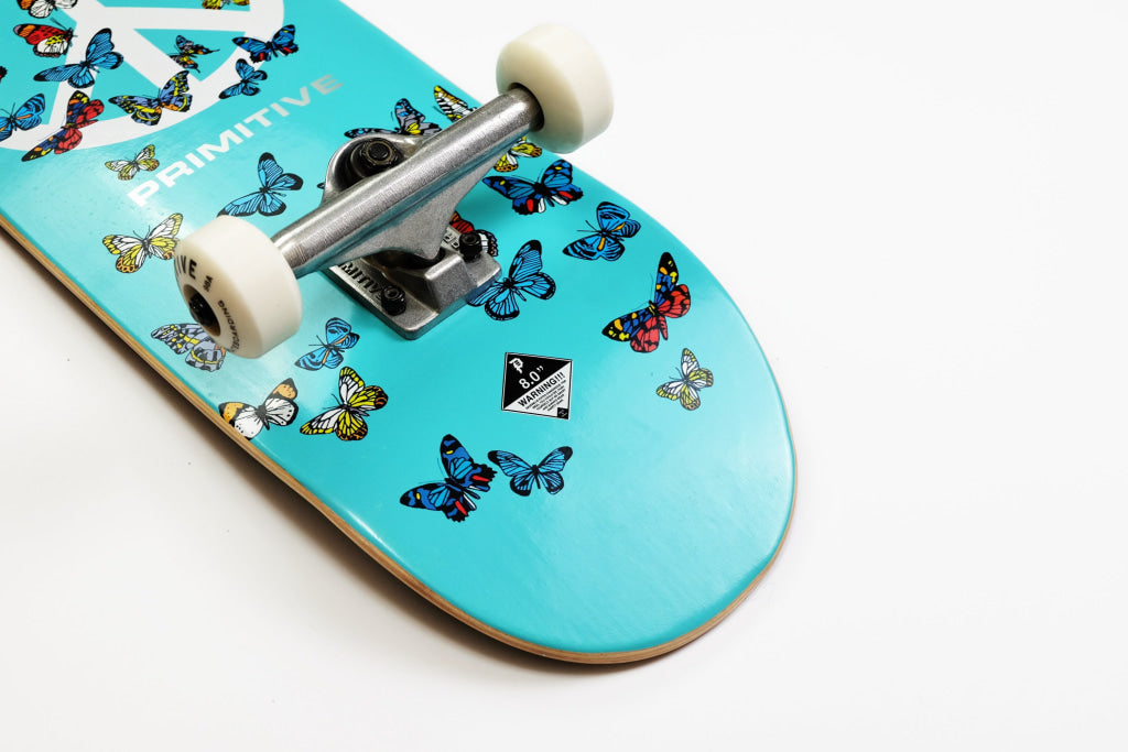 Primitive Codes Teal Skateboard - 8.0 - Skateboard