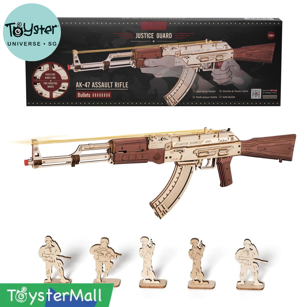 Robotime ROKR AK-47 Assault Rifle Toy Gun 3D Wooden Puzzle LQ901