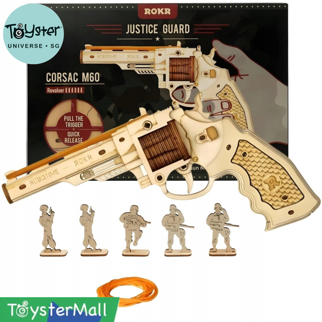 Robotime ROKR AK-47 Assault Rifle Toy Gun 3D Wooden Puzzle LQ901