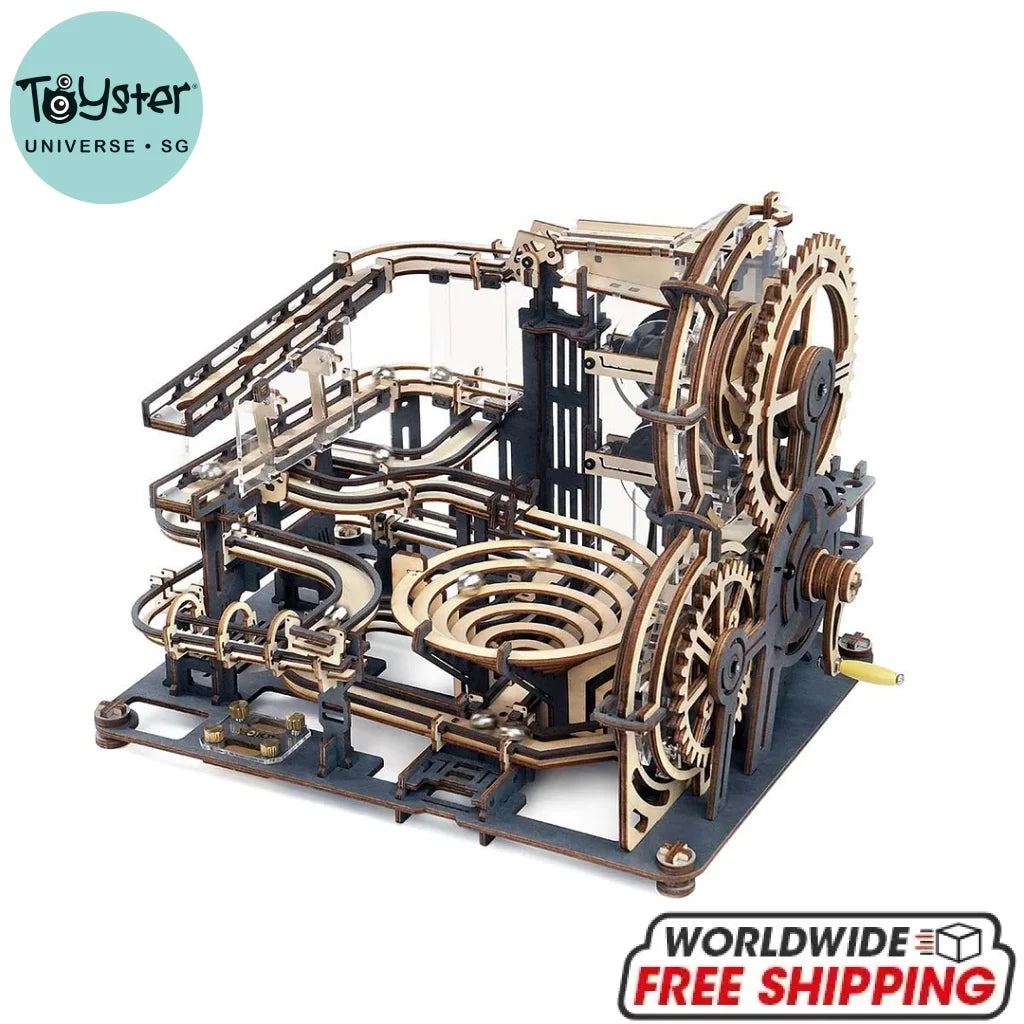 Robotime ROKR Marble Night City Marble Run LGA01 - TOYSTER.SG