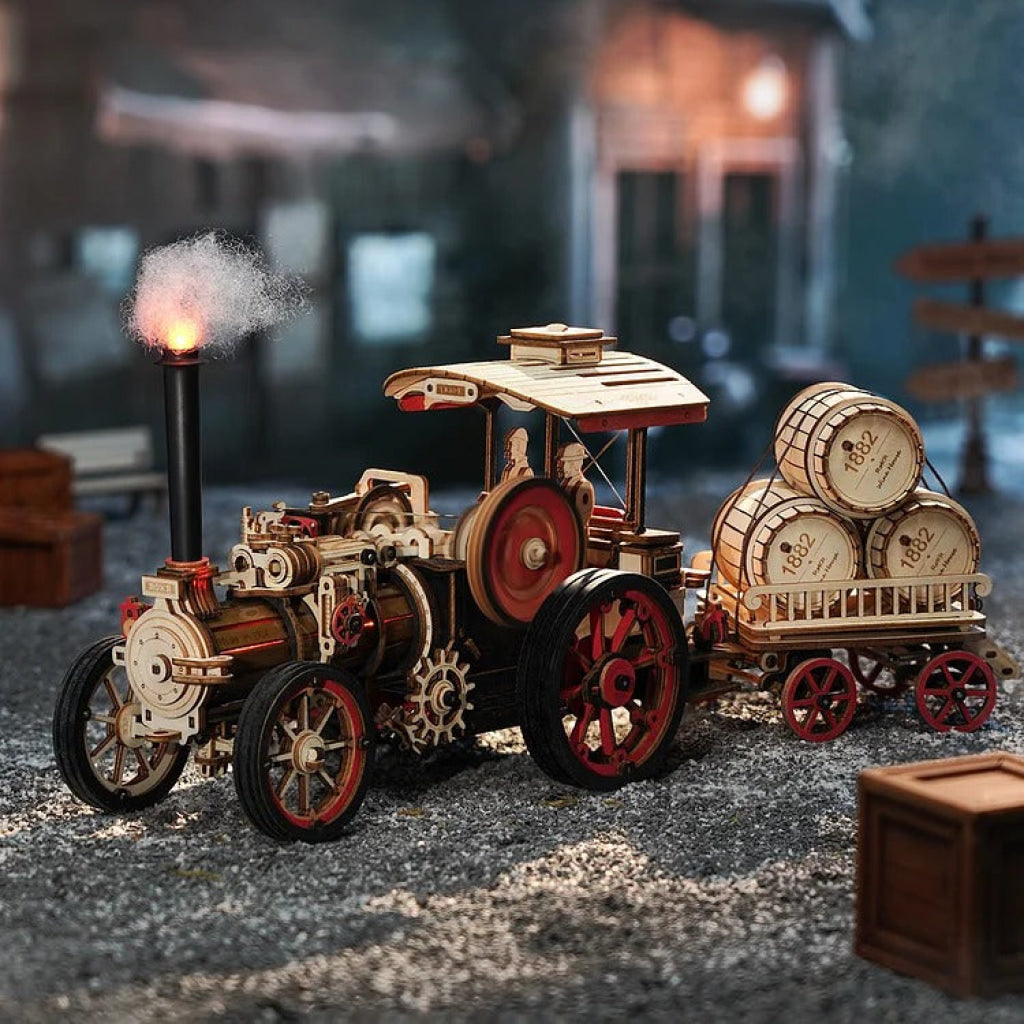 Robotime Rokr Steam Engine Lka01 Dropship