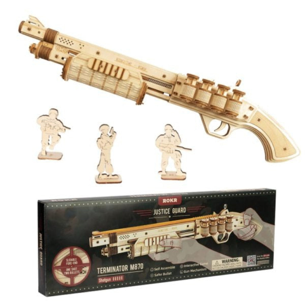 Robotime ROKR Terminator M870 Justice Guard Blaster Dropship