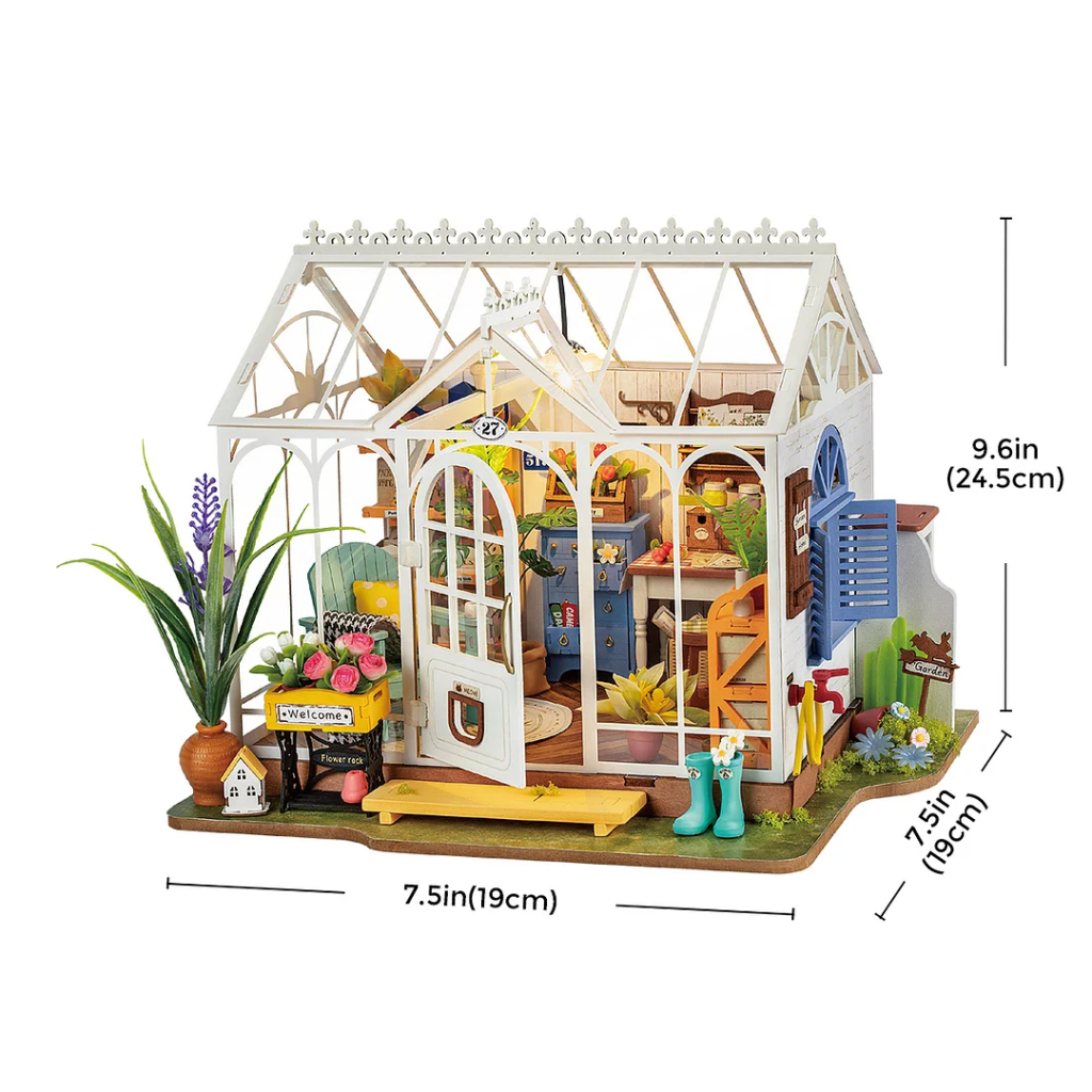 Robotime Rolife Dreamy Garden House Diy Miniature Kit Dg163 Dropship