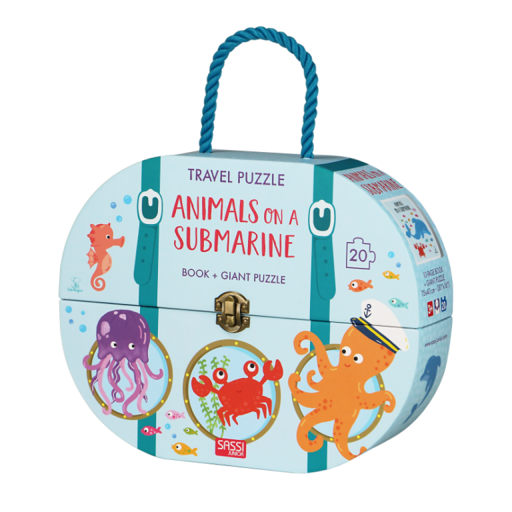 Sassi Animals on a Submarine - Travel Puzzles - SASSI