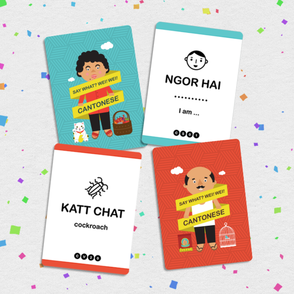 SAY WHAT? Learn Cantonese Playing Cards - Card Games