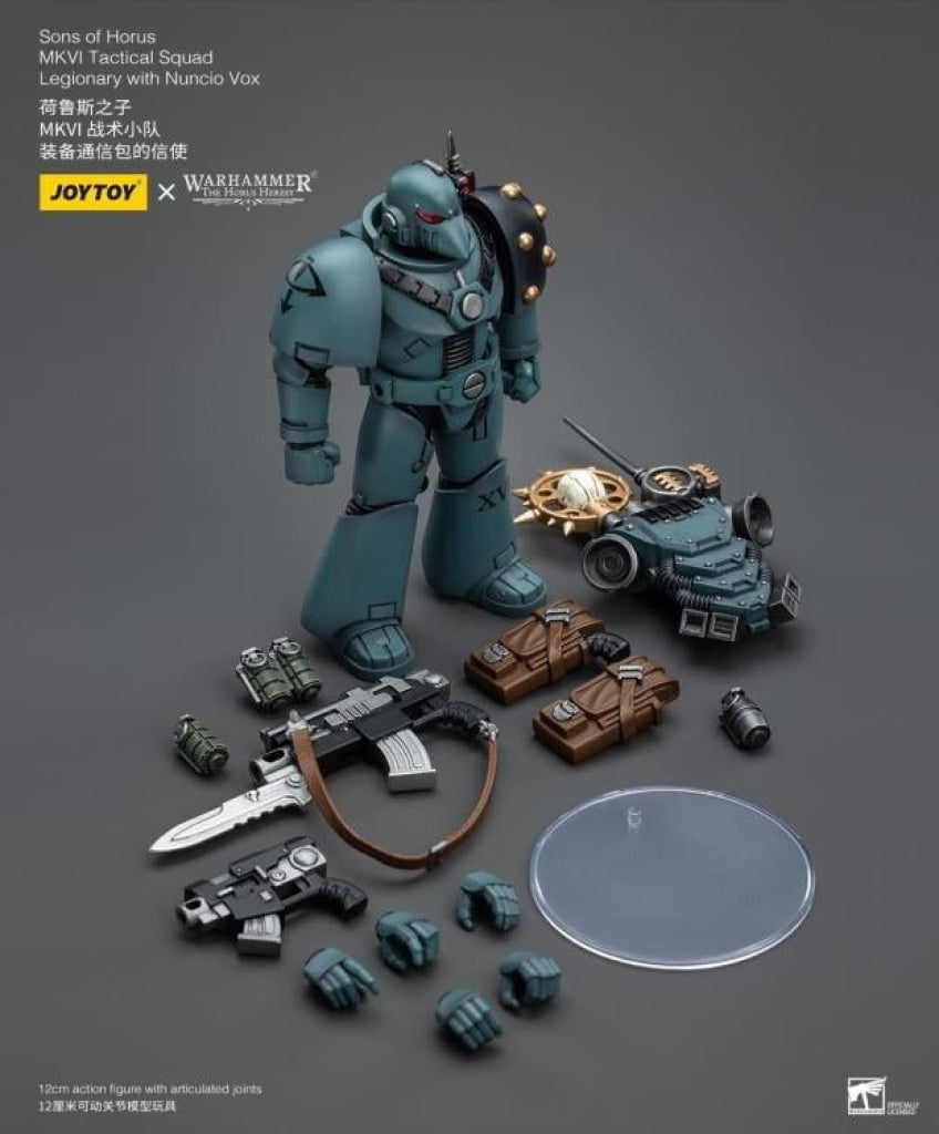Sons Of Horus: Mkvi Tactical Squad Legionary With Nuncio Vox Jt9473 Warhammer 40K