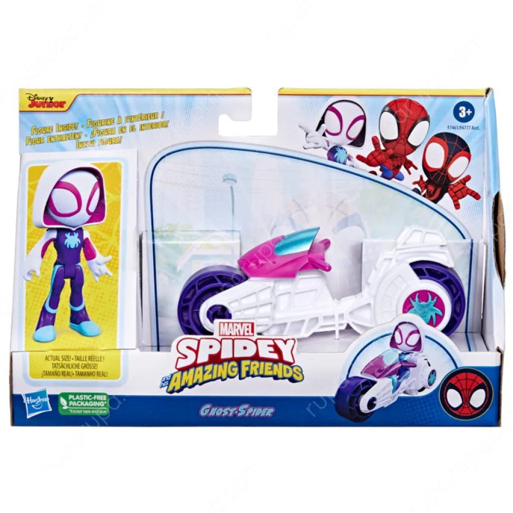 Spidey Amazing Friends Ghost Spider Motorcycle - Marvel