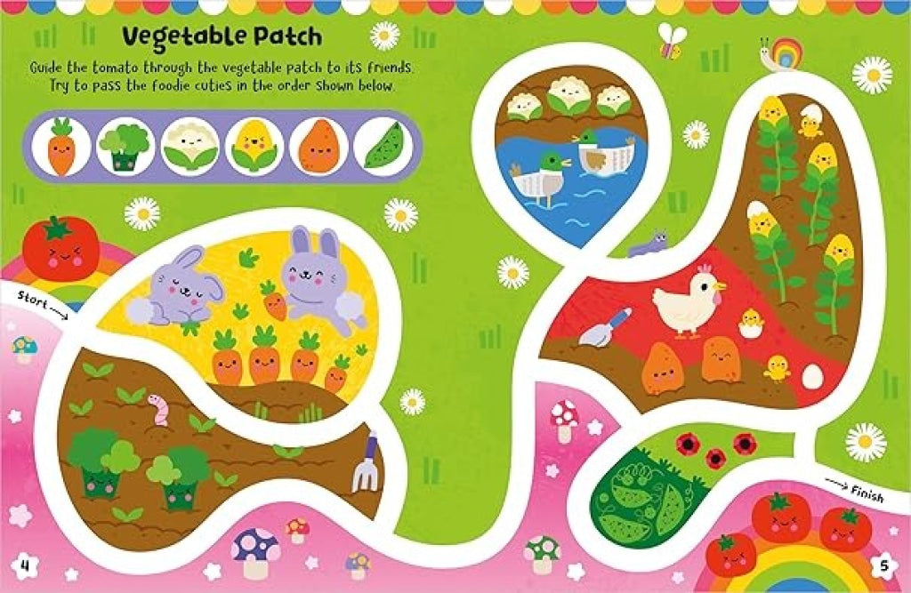 Squishy Friends: Foodie Cuties Activity & Colouring Book Make Believe Ideas Official Store