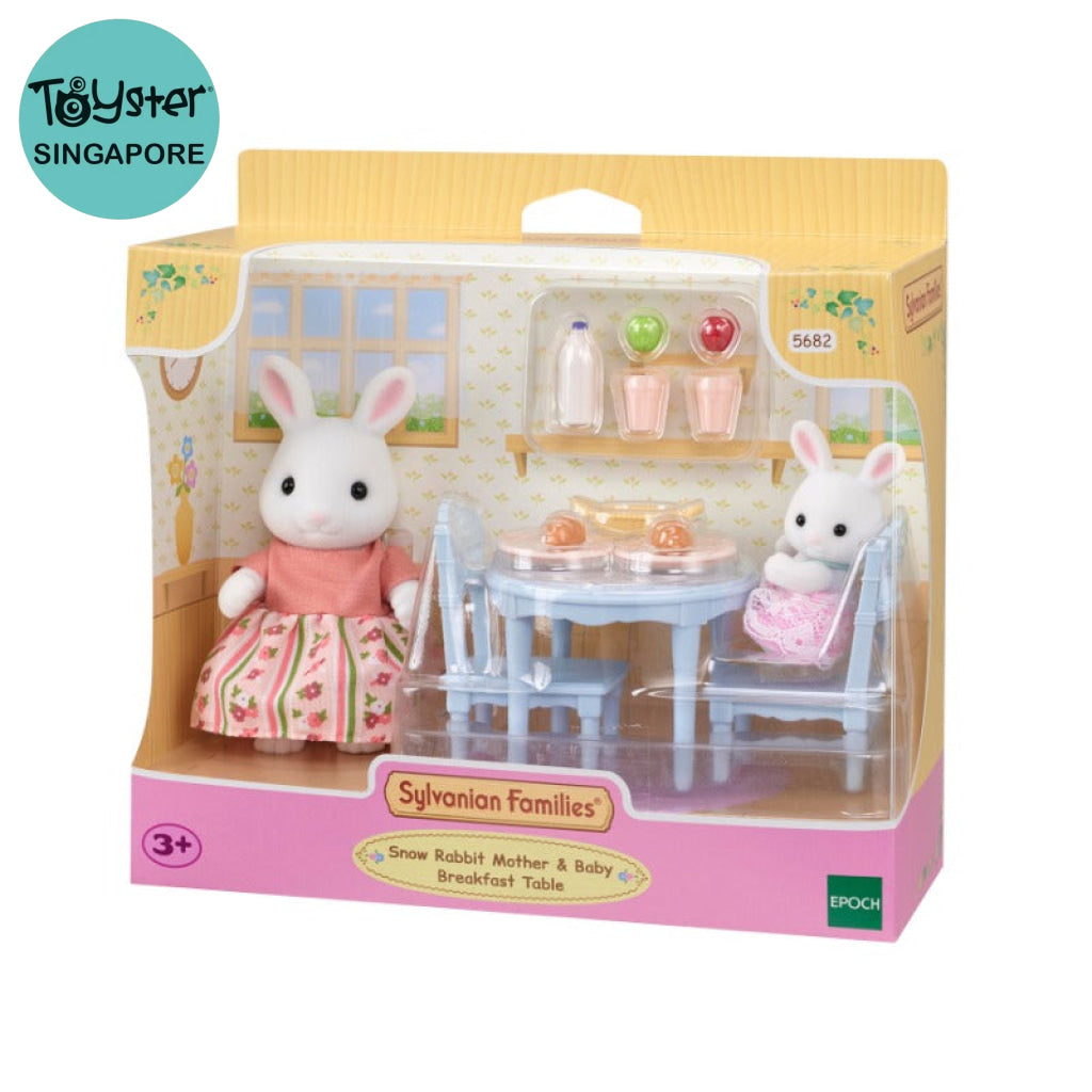 Snow Rabbit Family Cheap Sylvanian Families Sets Sylvanian