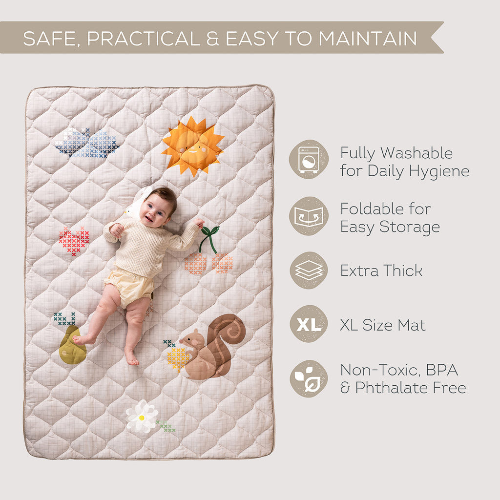 Taf Toys Fantasy Bloom Quilted Playmat - Easier Beginnings