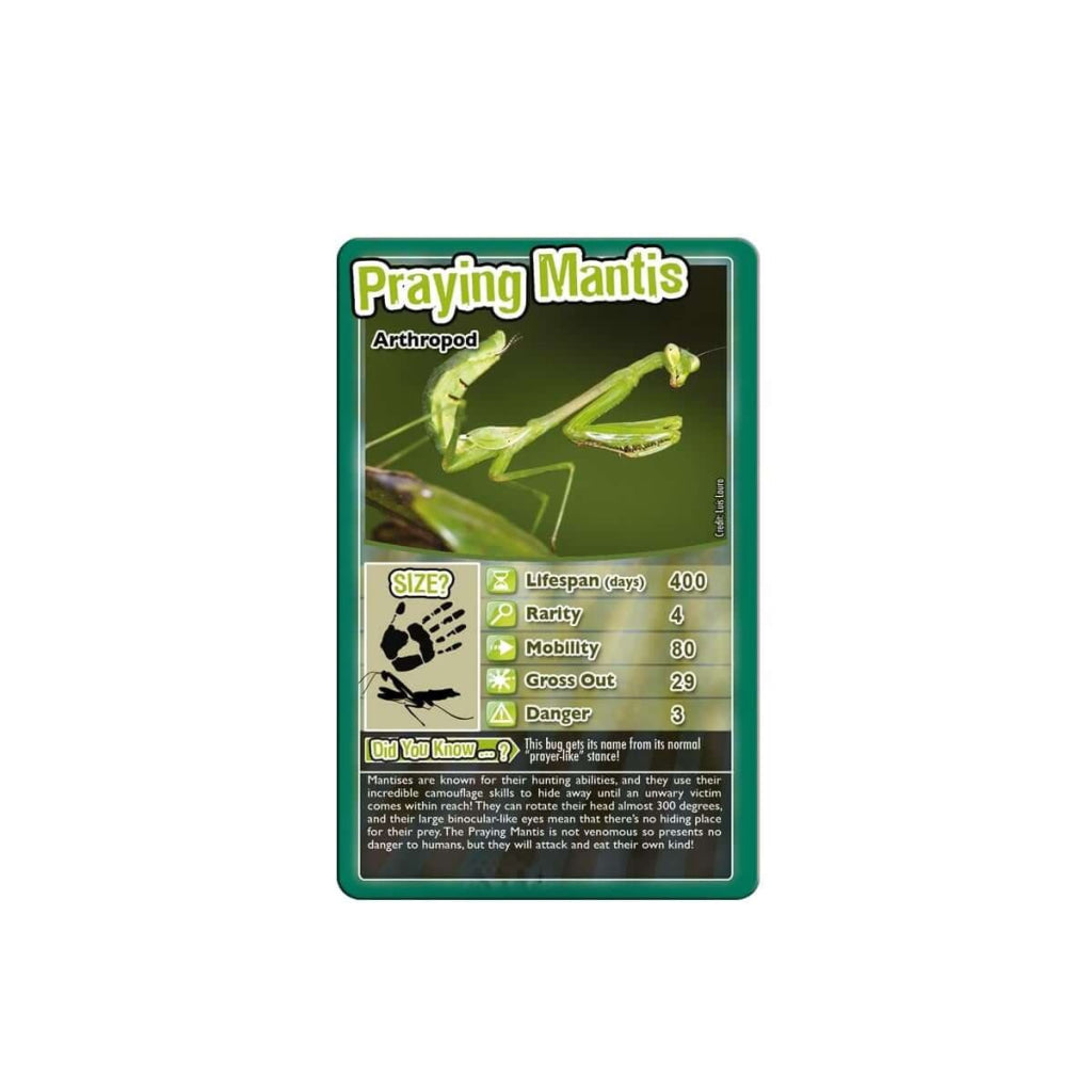 Top Trumps Bugs Card Game