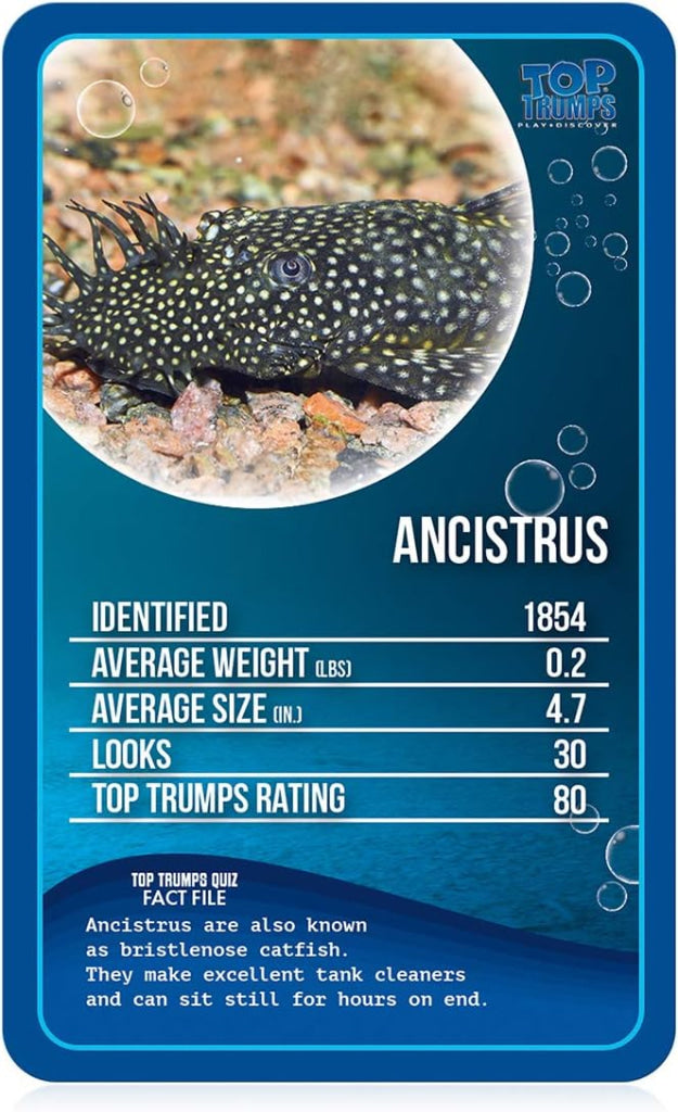 Top Trumps Fish Card Game