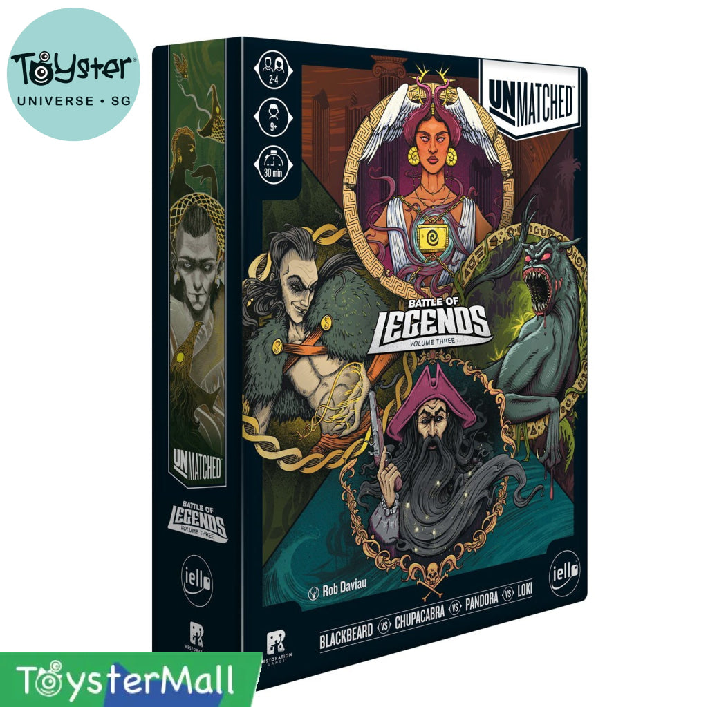 Unmatched: Battle of Legends Vol. 3 (with Foil Cards) - Board Games
