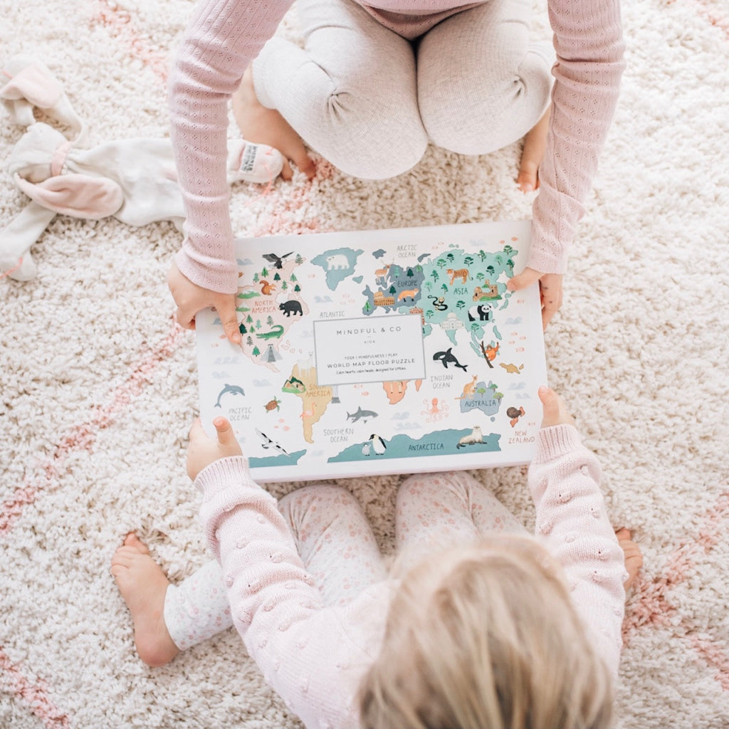 World Map Floor Puzzle - Activity Toys