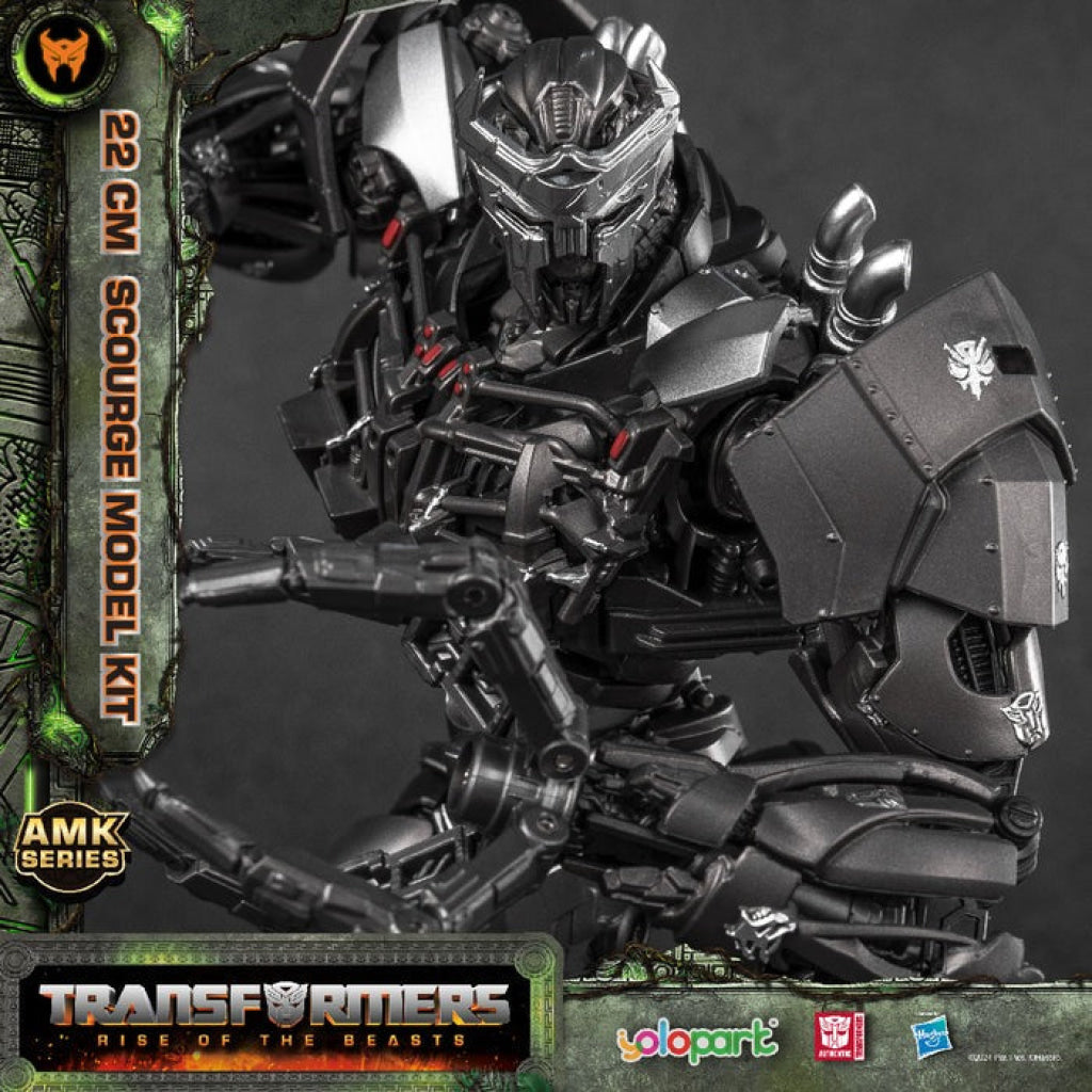 Yolopark Transformers: Rise Of The Beasts - 22Cm Scourge Model Kit Amk Series Transformers