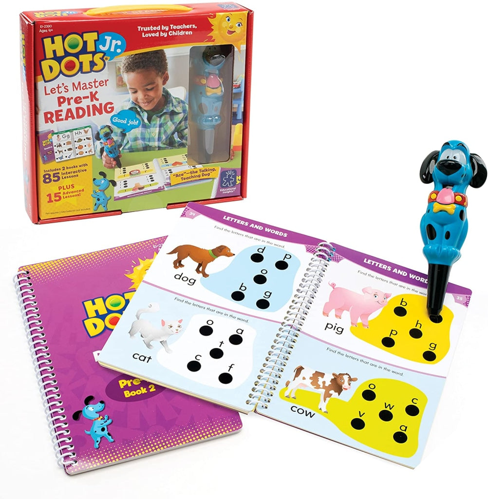 Educational Insights Hot Dots Jr. Let's Master Grade 2 Reading Set
