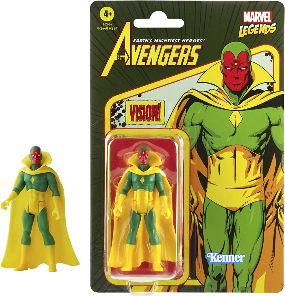 Hasbro Marvel Legends 3.75-inch Retro 375 Collection Vision – Toyster