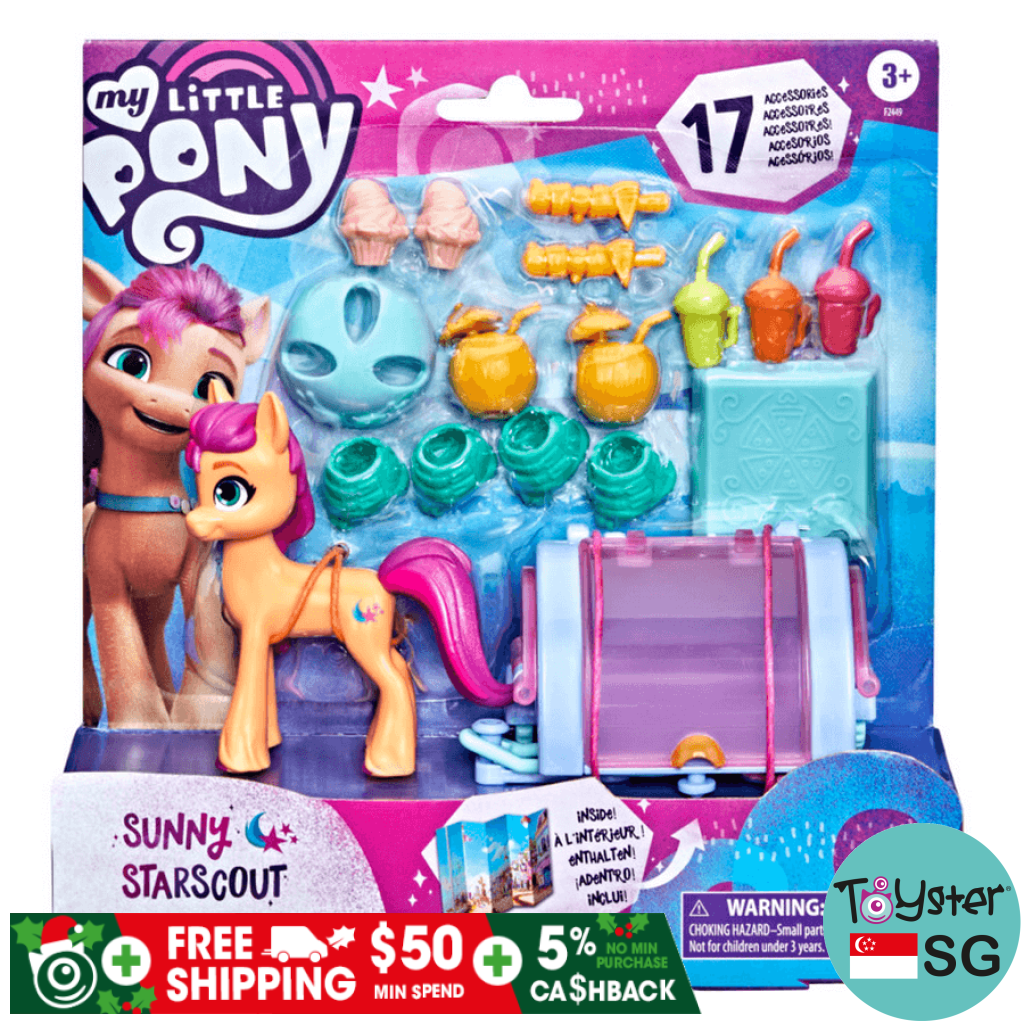 My Little Pony: A New Generation Rainbow Reveal Sunny Starscout 6-inch  Orange Pony Toy 