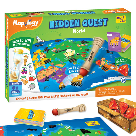 Hidden Quest World Map Game – Geography & Discovery